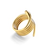 Thumbnail Image 3 of Zales x SOKO Dash Coil Ring in Brass with 24K Gold Plate