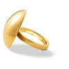 Thumbnail Image 3 of Zales x SOKO Obiti Medallio Ring in Brass with 24K Gold Plate
