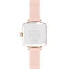 Thumbnail Image 3 of Ladies' Coach Cass Crystal Accent Rose-Tone IP Blush Resin Bangle Watch with Square Pink Dial (Model: 14504309)