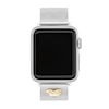 Thumbnail Image 2 of Ladies' Coach Apple Straps Heart Charm Mesh Interchangeable Replacement Band Smart Watch Attachment (Model: 14700239)