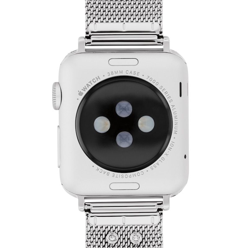 Main Image 4 of Ladies' Coach Apple Straps Heart Charm Mesh Interchangeable Replacement Band Smart Watch Attachment (Model: 14700239)
