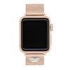 Thumbnail Image 2 of Ladies' Coach Apple Straps Rose-Tone Mesh Interchangeable Replacement Band Smart Watch Attachment (Model: 14700240)