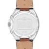 Thumbnail Image 3 of Men's Coach Jackson Chronograph Brown Leather Strap Watch with Blue Dial (Model: 14602683)