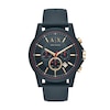 Thumbnail Image 1 of Men's Armani Exchange Chronograph Watch with Blue Dial (Model: AX1335)