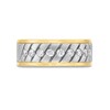 Thumbnail Image 4 of 1/2 CT. T.W. Diamond Woven Band in 10K Two-Toned Gold