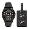 Thumbnail Image 1 of Men’s Armani Exchange Black Watch Gift Set (Model: AX7105)