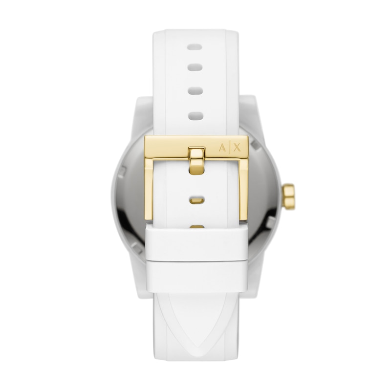 Main Image 3 of Women’s Armani Exchange Lady Banks White Watch Gift Set (Model: AX7126)