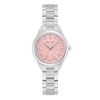 Thumbnail Image 1 of Ladies' Bulova Sutton Pink Dial and Diamond Accent Watch in Stainless Steel (Model  96P249)