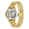 Thumbnail Image 3 of Ladies' Bulova Marine Star Black Mother of Pearl and Diamond Dial Watch in Gold-Tone Stainless Steel (Model 97P171)