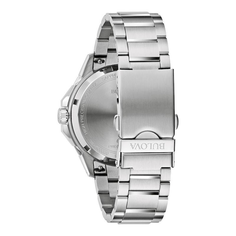 Main Image 3 of Men's Bulova Precisionist Watch in Stainless Steel (Model 96B426)