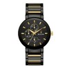 Thumbnail Image 1 of Men's Bulova Modern Black Dial Watch in Black Ion-Plated Stainless Steel (Model 98C149)