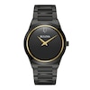 Thumbnail Image 1 of Men's Bulova Millennia Modern Black Dial Watch in Black Ion-Plated Stainless Steel (Model 98A313)