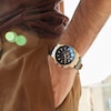 Thumbnail Image 4 of Men's Citizen Axiom Watch in Yellow-Tone Stainess Steel with Brown Leather Strap (Model: CA4583-01E)