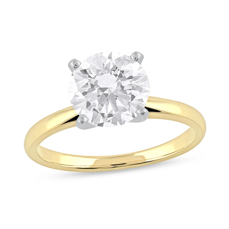 Main Image 1 of 2 CT. Certified Lab-Grown Diamond Solitaire Engagement Ring in 14K Gold (F/VS2)