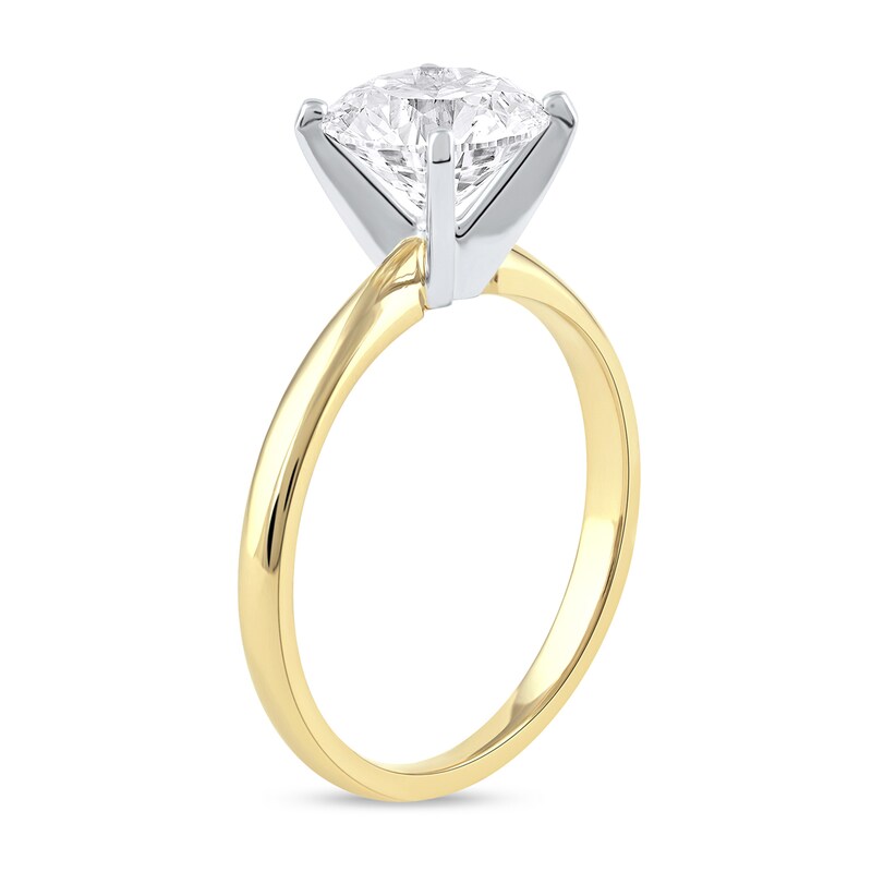 Main Image 2 of 2 CT. Certified Lab-Grown Diamond Solitaire Engagement Ring in 14K Gold (F/VS2)