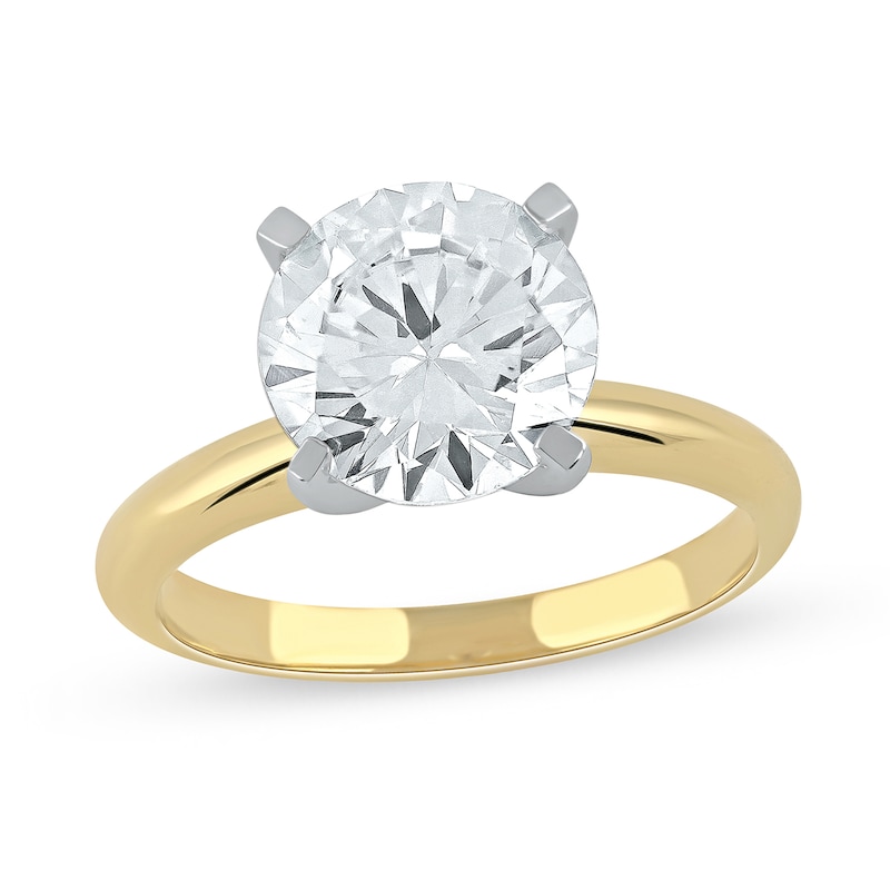 Main Image 1 of 3 CT. Certified Lab-Grown Diamond Solitaire Engagement Ring in 14K Gold (F/VS2)
