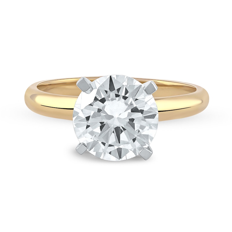 Main Image 3 of 3 CT. Certified Lab-Grown Diamond Solitaire Engagement Ring in 14K Gold (F/VS2)