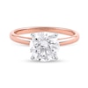 Thumbnail Image 3 of 2 CT. Certified Lab-Grown Diamond Solitaire Engagement Ring in 14K Rose Gold (F/VS2)