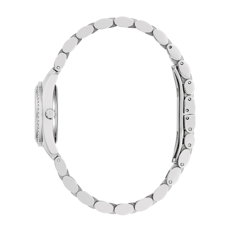 Main Image 4 of Ladies’ Exclusive Bulova Crystal Collection Watch and Heart Necklace Box Set (Model: 96X165)