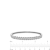 Thumbnail Image 3 of 1/4 CT. T.W. Diamond Miracle "S" Link Bangle in Sterling Silver