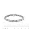 Thumbnail Image 4 of 1/4 CT. T.W. Diamond Miracle "S" Link Bracelet in Sterling Silver