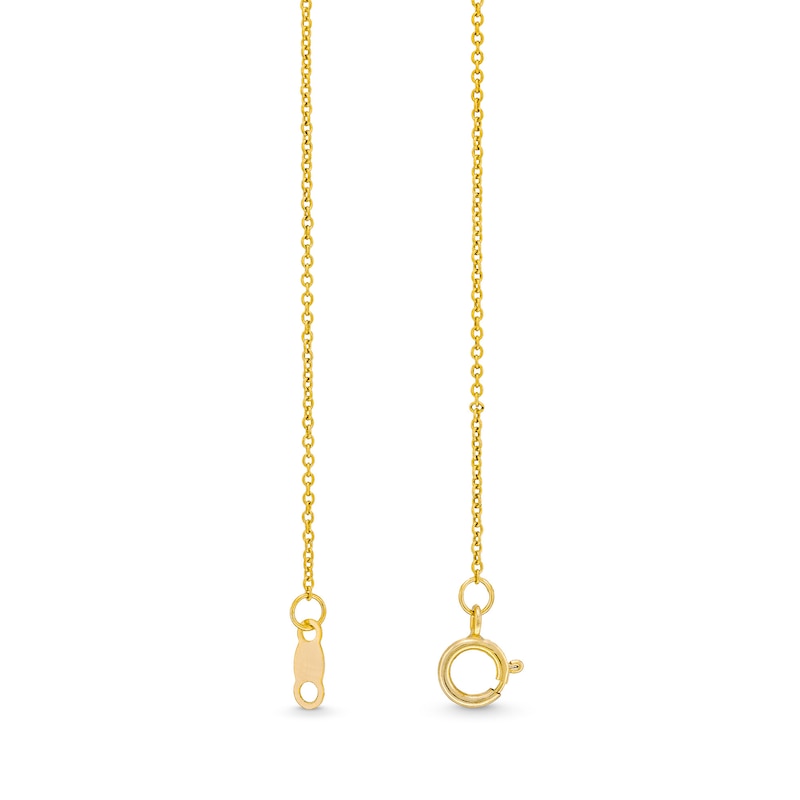 Main Image 2 of 1-1/2 CT. T.W. Diamond Graduated Starburst Necklace in 10K Gold