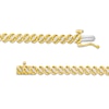 Thumbnail Image 3 of 1 CT. T.W. Diamond Sculpted Link Bracelet in 10K Gold - 7.25"