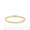 Thumbnail Image 4 of 1 CT. T.W. Diamond Sculpted Link Bracelet in 10K Gold - 7.25"