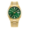 Thumbnail Image 1 of Men's Citizen Tsuyosa Automatic Green Dial Watch in Gold-Tone Stainless Steel (Model NJ0152-51X)
