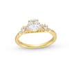 Thumbnail Image 0 of 7/8 CT. T.W. Oval and Marquise-Cut Diamond Engagement Ring in 14K Gold