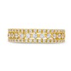 Thumbnail Image 4 of 1/2 CT. T.W. Diamond Triple Row Anniversary Band in 10K Gold