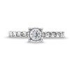 Thumbnail Image 4 of 1/2 CT. T.W. Diamond Twist Shank Engagement Ring in 14K White Gold