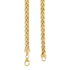 Thumbnail Image 3 of Semi-Solid 5.5mm Diamond-Cut Palmier Chain Bracelet in 14K Gold - 8.5”