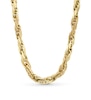 Thumbnail Image 1 of Semi-Solid 7.0mm Textured Chain Necklace in 14K Gold - 18”