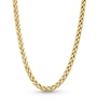 Thumbnail Image 1 of Semi-Solid 5.5mm Diamond-Cut Palmier Chain Necklace in 14K Gold - 24”