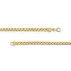 Thumbnail Image 3 of Semi-Solid 5.5mm Diamond-Cut Palmier Chain Necklace in 14K Gold - 24”