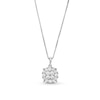 Thumbnail Image 1 of 1/2 CT. T.W. Certified Lab-Grown Multi-Diamond Pendant in 14K White Gold (F/SI2)