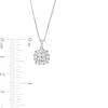 Thumbnail Image 3 of 1/2 CT. T.W. Certified Lab-Grown Multi-Diamond Pendant in 14K White Gold (F/SI2)