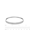 Thumbnail Image 2 of 2 CT. T.W. Certified Lab-Created Diamond Triple Row Bangle in 14K White Gold (F/SI2)