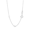 Thumbnail Image 3 of 2 CT. T.W. Certified Lab-Grown Diamond Heart Outline Pendant in 14K White Gold (F/SI2)