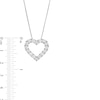 Thumbnail Image 4 of 2 CT. T.W. Certified Lab-Grown Diamond Heart Outline Pendant in 14K White Gold (F/SI2)