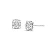 Thumbnail Image 1 of 1/2 CT. T.W. Certified Lab-Grown Multi-Diamond Stud Earrings in 14K White Gold (F/SI2)
