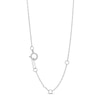 Thumbnail Image 3 of 1-1/2 CT. T.W. Certified Lab-Grown Diamond Three Stone Twist Frame Necklace in 14K White Gold (F/SI2)