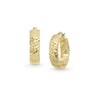 Thumbnail Image 1 of Hollow Diamond-Cut 22.0mm Hoop Earrings in 14K Gold