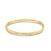 Thumbnail Image 0 of Hollow Diamond-Cut Bangle Bracelet in 14K Gold