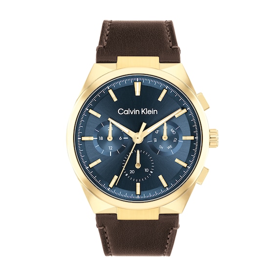 Men’s Calvin Klein Multifunction Chrono Watch with Bluen Dial (Model: 25200459)