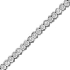 Thumbnail Image 1 of 1/4 CT. T.W. Diamond Miracle Adjustable Chain Bracelet in Sterling Silver - 9"