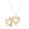 Thumbnail Image 4 of Heart Locket Pendant in 10K Gold - 18”