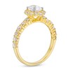 Thumbnail Image 3 of 1-1/2 CT. T.W. Oval Certified Diamond Frame Engagement Ring in 14K Gold (I/SI2)
