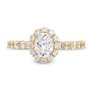 Thumbnail Image 4 of 1-1/2 CT. T.W. Oval Certified Diamond Frame Engagement Ring in 14K Gold (I/SI2)